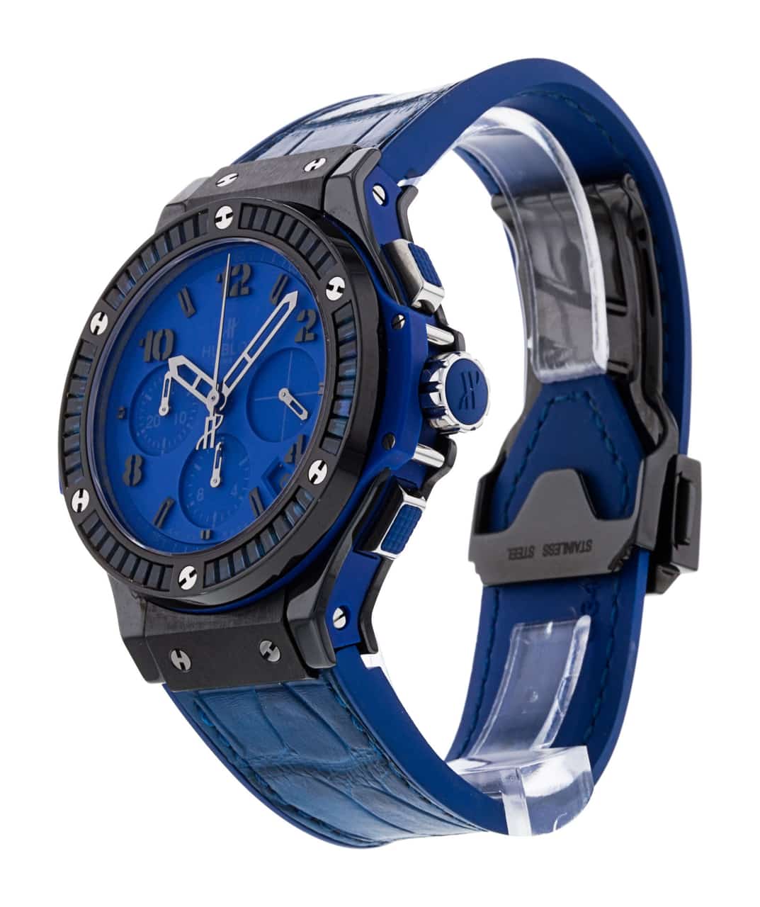 Hublot Tutti Frutti Blue Quarter Arabic Dial